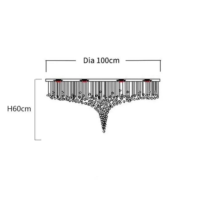 Dia100xH60cm