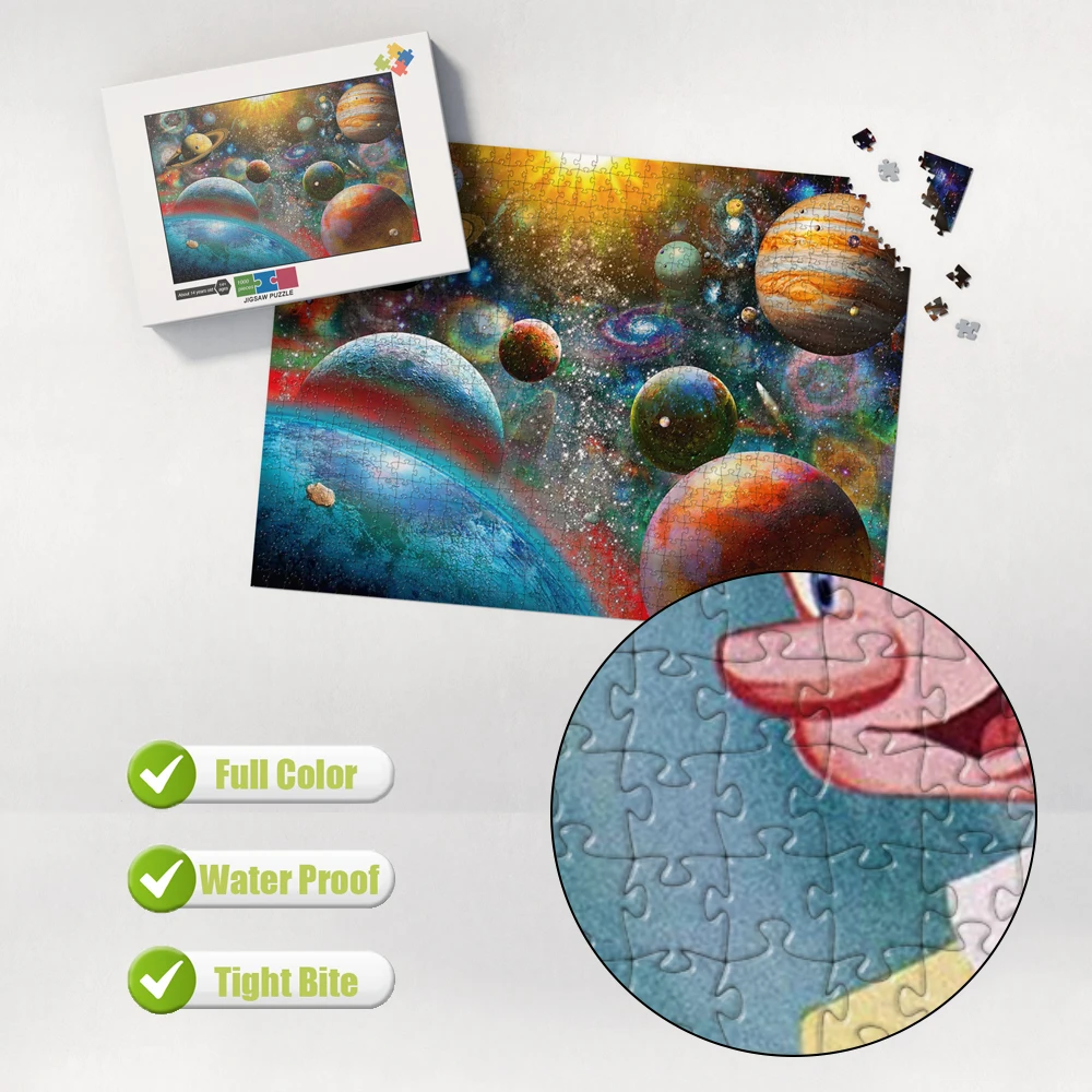 Fantasy Universe Jigsaw Puzzle Montessori Education Toys 200/300/500/1000/1500 Pcs Cardboard/wooden Puzzles for Children Adults 2