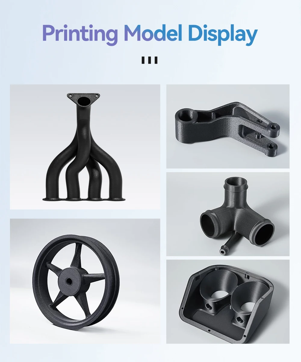 NEUES KINGROON PLA PETG Kohlefaser-3D-Druckerfilament 1,75 mm 1 kg (2,2 lbs) PETG-CF PLA-CF Hochfestes 3D-Druckermaterial – Detail 8