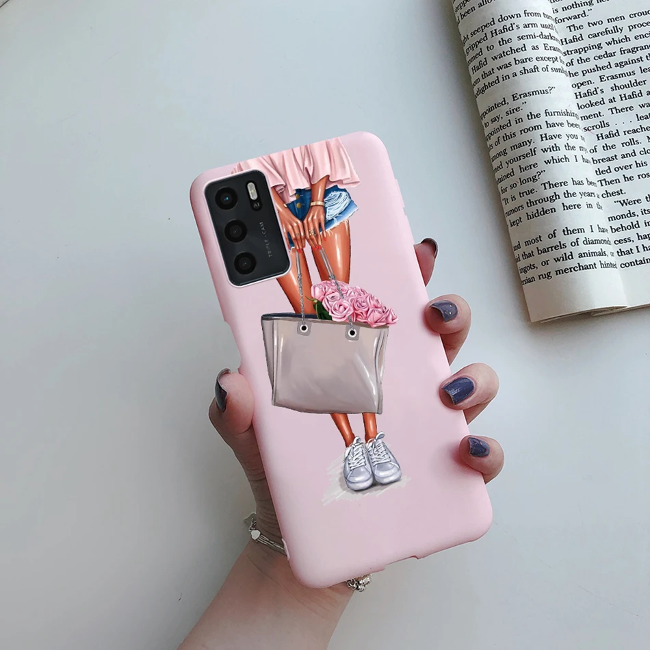 For OPPO A16 A16S 2021 Case Beauty Girls Painted Phone Case For OPPOA16 A 16 CPH2269 A54S 4G CPH2273 Soft Cover Protect Bumper cases for oppo cases