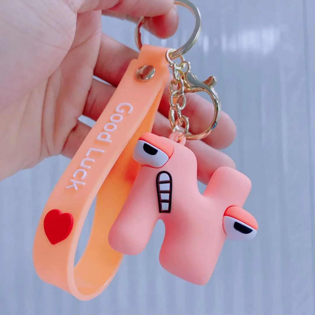Alphabet Lore Keychain Kawaii New Year Backpack Charm English Letter Animal  Doll Toys Gift for Kids Children Educational