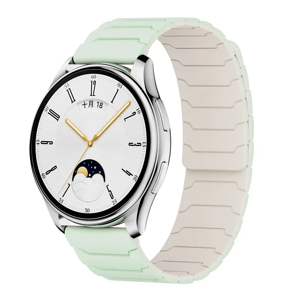 Magnetic Loop Silicone Watch Band - 22mm/20mm Premium Strap Bracelet