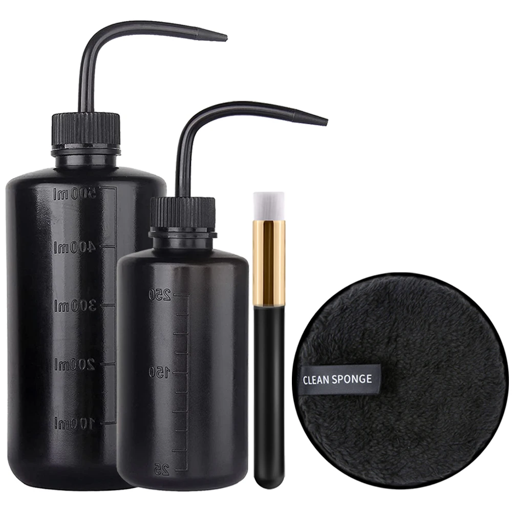 

Eyelashes Cleaning Washing Bottle Reusable Makeup Remover Pads Eye Lash Clean Brush Eyebrow Applicator Lash Shampoo Makeup Tools