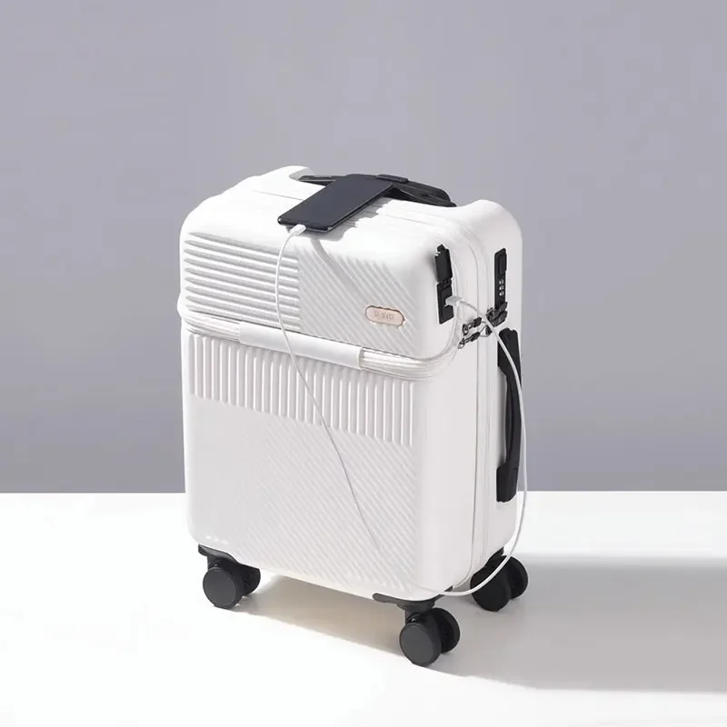 Luggage Front Opening Combination Box Charging Interface Multi-Function Trolley Box 20