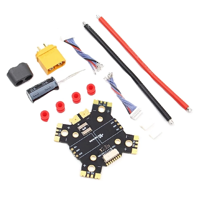 SKYSTARS PDB XT60 전원 분배 보드, FPV 드론 쿼드콥터, PDB XT60 전원 허브용, 4X25A, 4X30A