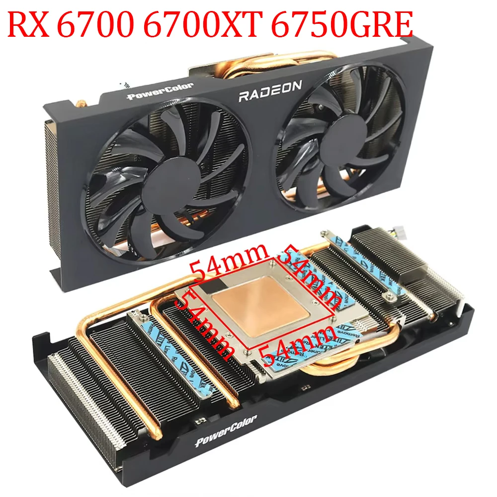 Original For PowerColor RADEON RX 5500XT 5700 5700XT 6500XT