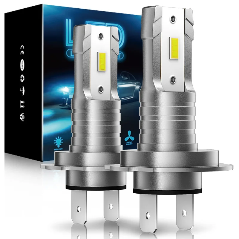 

KAFOLEE 2 H7 LED H8 H9 9006 HB4 9005 HB3 H4 H11 Светодиодные фары 3000K 6500K Сверхяркий 1: 1 Мини - дизайн без вентилятора 50000LM