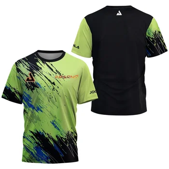 Camiseta Deportiva Hombre 2024 | Manga Corta Secado Rápido | Bádminton Tenis Mesa Monograma