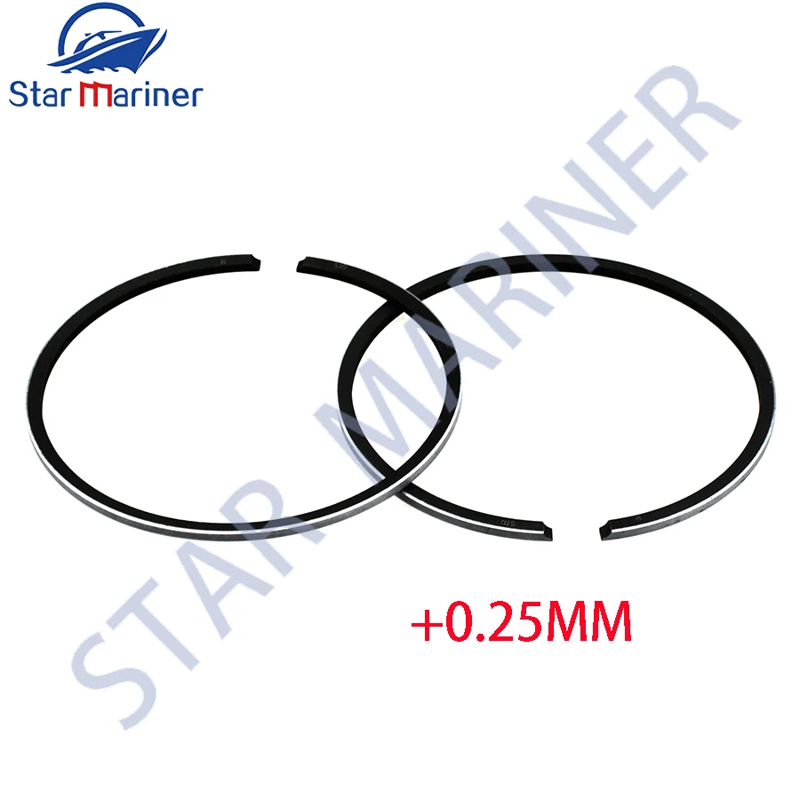 

Комплект поршневых колец 682-11610-11 (+ 0,25 мм) для лодочного двигателя Yamaha Parsun Powetec 9.9HP 15HP 2T 682-11610 682-11610-01-00