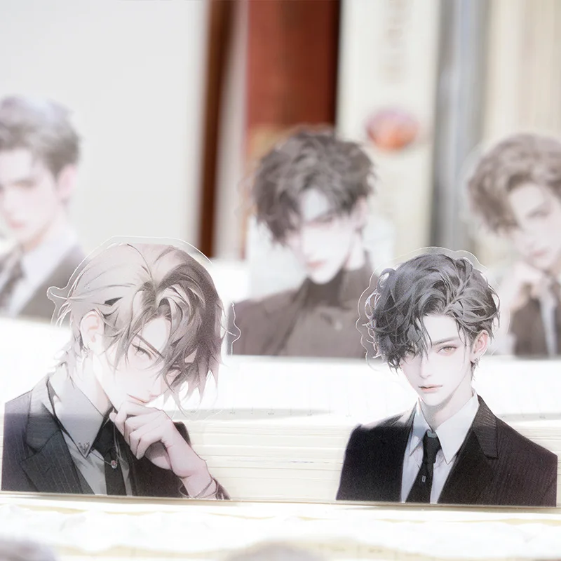 Mr. Paper, 30pcs, 청소년 Ins 스타일 테마 스티커, 스크랩북 노트, 사진 프레임, 일기 장식, 한국어 문구 스티커