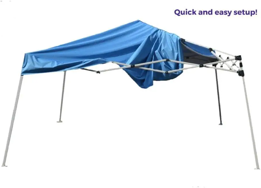 Slant Leg Canopy, 10' x 10', Blue-No Sidewall