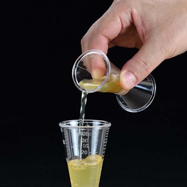 10/20ml or 20/40ml cocktail shaker measuring cup kitchen bar tool