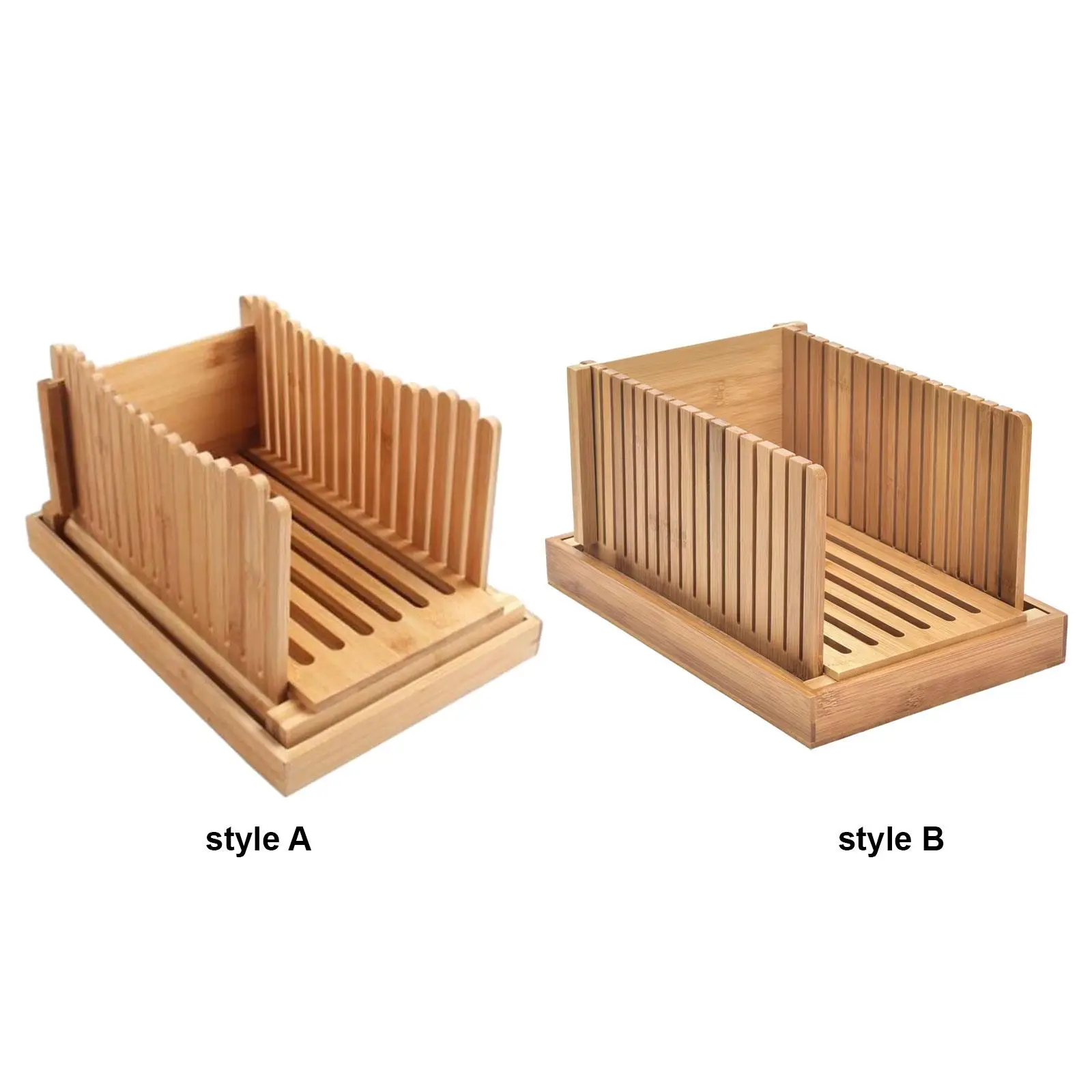 Premium Bamboo Bread Slicers with Crumb Tray Bread Slicers Machine Bread Loaf Slicers Folding for Bread Slicing Kitchen Baking Premium Bamboo Bread Slicers with Crumb Tray Bread Slicers Machine Bread Loaf Slicers Folding for Bread Slicing Kitchen Baking