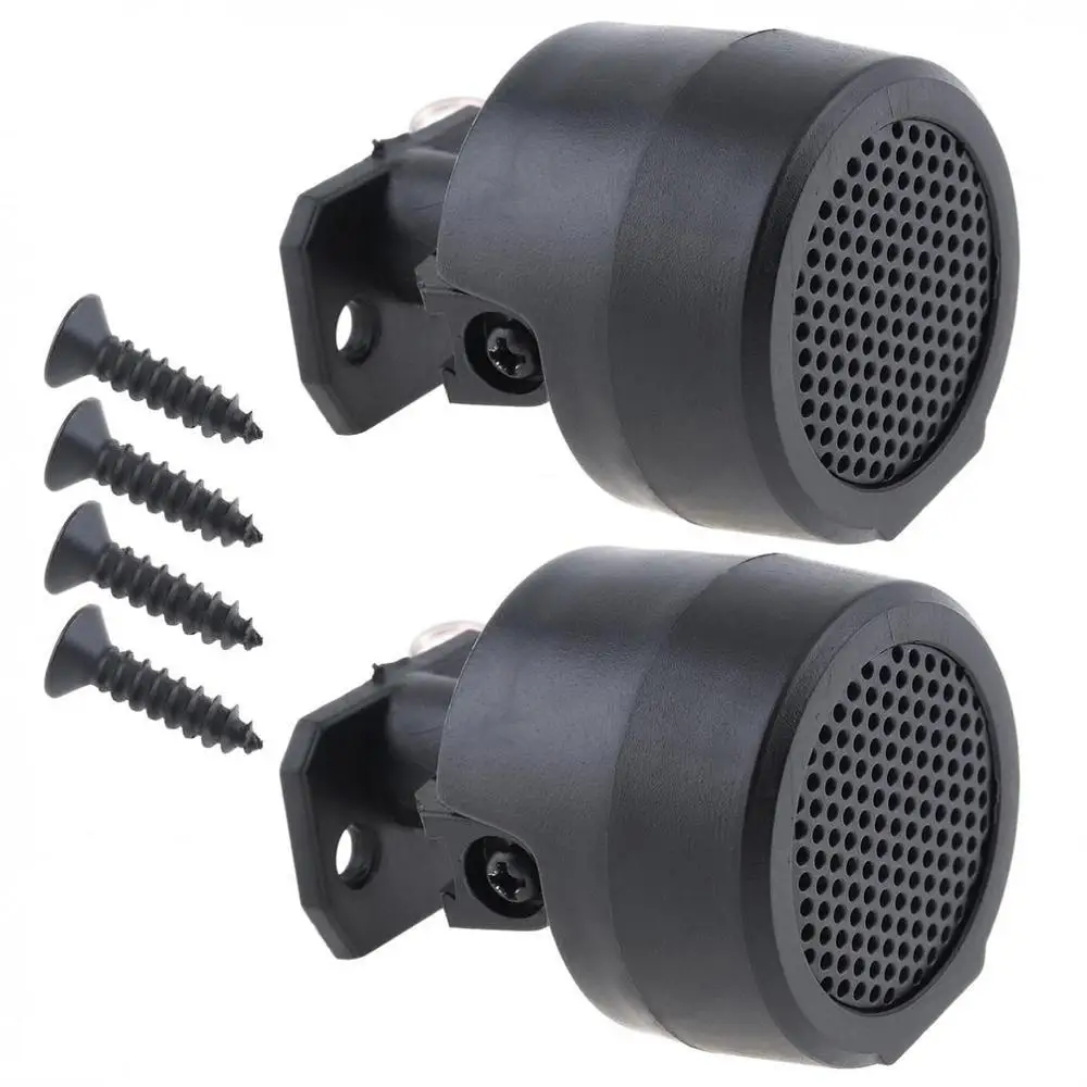 1Pair 12V Tweeter Speakers 500W Pre-wired Dome Audio System High Quality Super Loud For Auto Car Wear Resistant And Durable