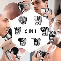 9D Electric Head Shaver for Bald Men, Upgraded 6-in-1 Head Shaver for Bald Men, Waterproof Wet/Dry Grooming Kit Shaver for Men 2