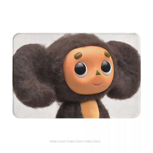 Cheburashka Szovjet Orosz Rajzfilm Csúszásgátló Ajtófürdő Fürdőszőnyeg Erkély Szőnyeg Bejárat Ajtó Hálószoba Dekoráció