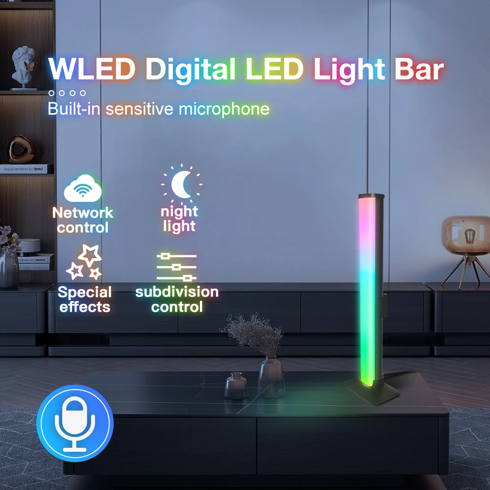 GLEDOPTO WLED 라이트 바 디지털 RGB IC 컬러 LED WiFi ..