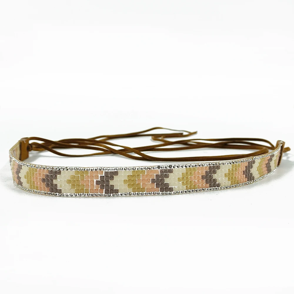 2024 Feiner Glitzer-Strass-Hut-Zubehör, Farbblock-Design, Sommer-Strohhut, Cowboy-Hut, Hutband, Fedora-Hut-Zubehör – Detail 6