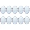 10 Pcs Egg Decoration Box Fillable Foam Balls Transparent Pendants Easter Party Supply 1