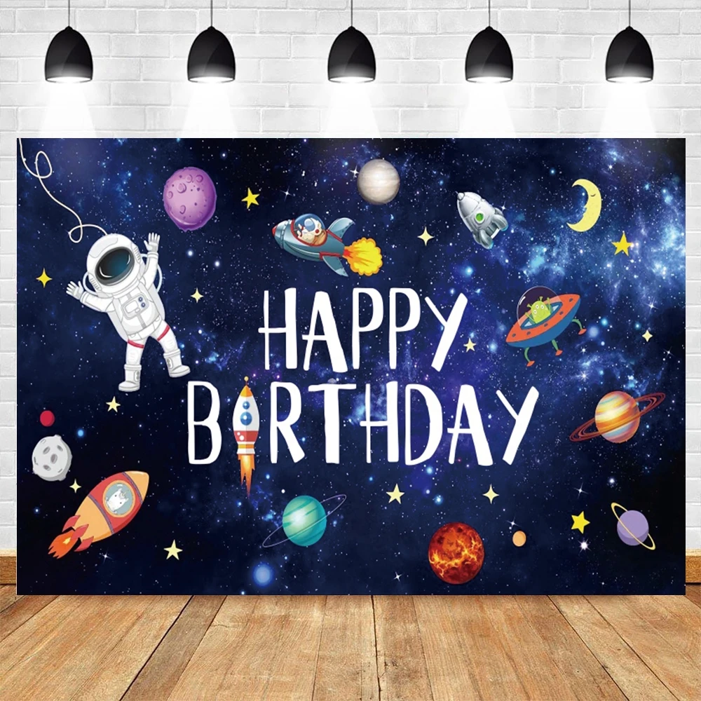 Color : 7, Size : Vinyl 270x180cm YCZOD Universe Earth Space Planet Astronaut Newborn Baby Shower Boy Birthday Backdrop Vinyl Photography Background Photo Studio