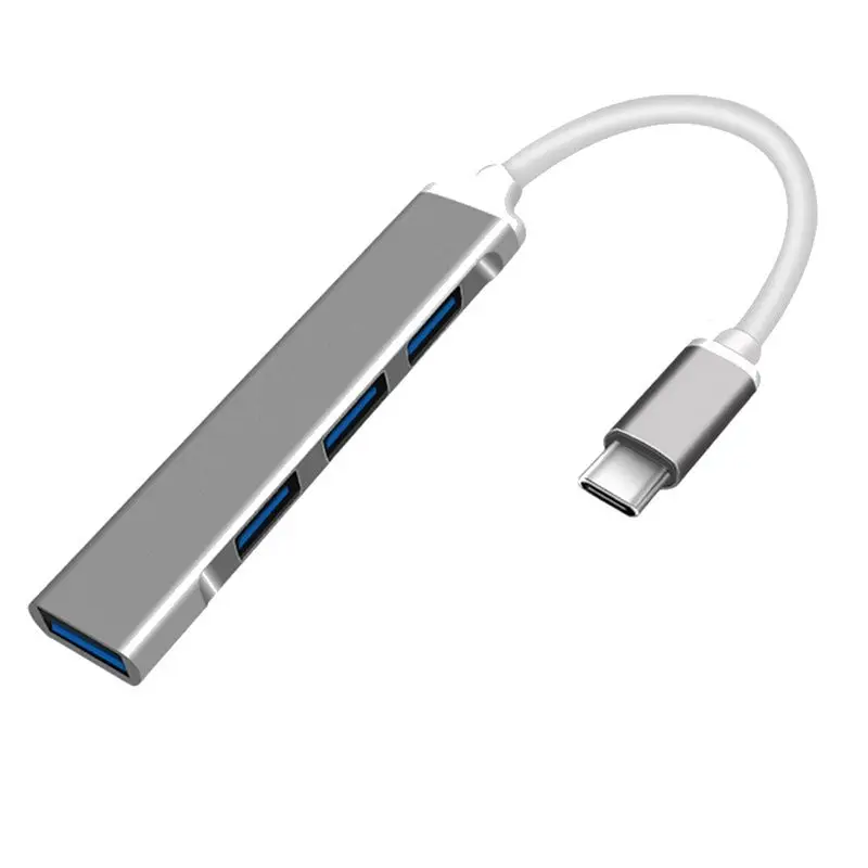 

Mini USB Hub Extensions 4 Port USB 3.0 Hub Expander All-Aluminum USB Adapter Station for Laptop IMac Pro MacBook Air Notebook PC