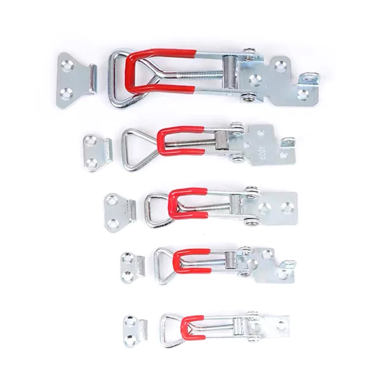 304 Stainless Steel Toggle Clamp Adjustable Door Bolt Type Fixture Quick Box Buckle Clamp Doors Household Appliances Hand Tools