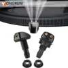 A pair Car Windshield Spray Nozzle Windshield Washer Nozzle, Windshield Wiper Nozzle Dual Hole Design Suitable For Most Cars 1