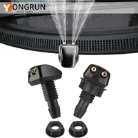 A pair Car Windshield Spray Nozzle Windshield Washer Nozzle, Windshield Wiper Nozzle Dual Hole Design Suitable For Most Cars 1