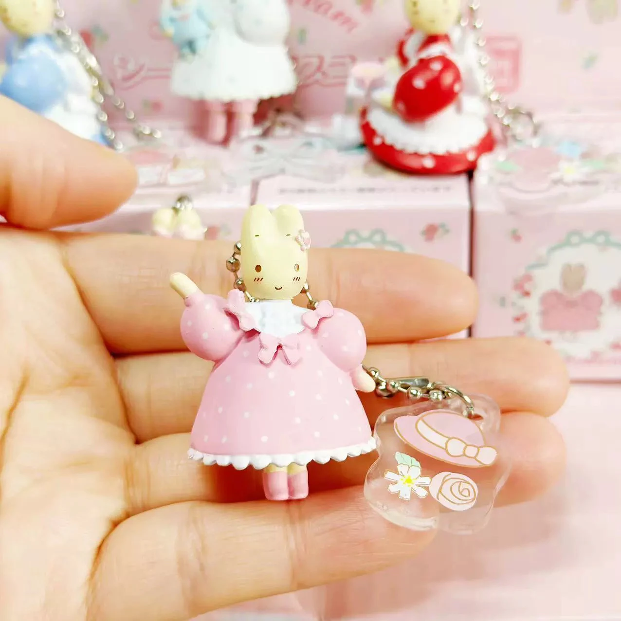 Sanrio Kawaii Marron Cream Anhänger Überraschungsbox Schlüsselanhänger Geburtstagsgeschenk Trendige Spielzeuge Anime Cartoon für Mädchen – Detail 4
