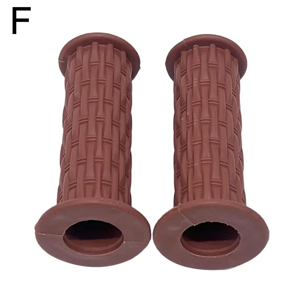 1 Pair Rubber Grip Handle Bike Handlebar Grips Cover Non-Slip Rubber Bicycle Grips Skateboard Tricycle Scooter for Child Ki K8Q5 bicycle handlebar grips,bicycle accessories,bike handlebar grips,bike handle grips