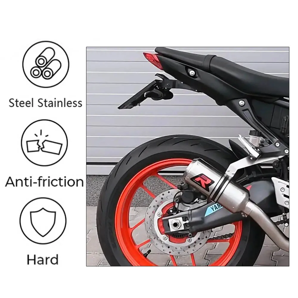 Motorcycle License Plate Holder Tail Light Bracket Black for YAMAHA MT-09  MT-09 SP 2021 2022 Support De Plaque Moto Accessories - AliExpress