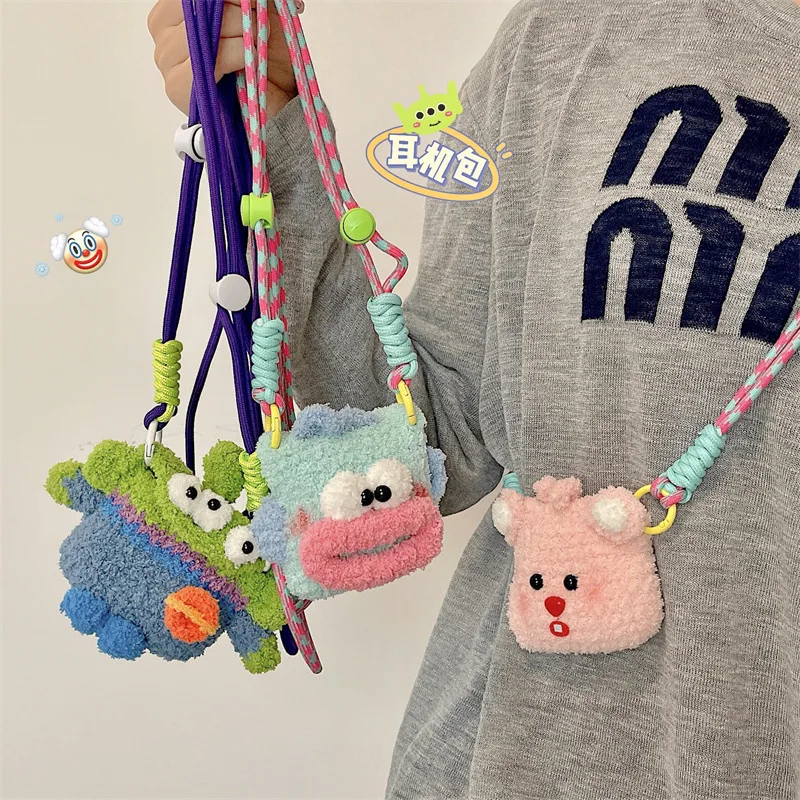 Защитный чехол для наушников Apple Airpods 2, милый защитный рюкзак для Airpods1, подходит для зимних сумок для Airpods