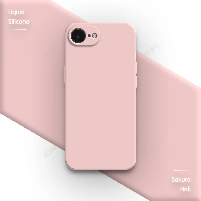 Sleek Silicone Back Cover - Classic Straight Edge Design