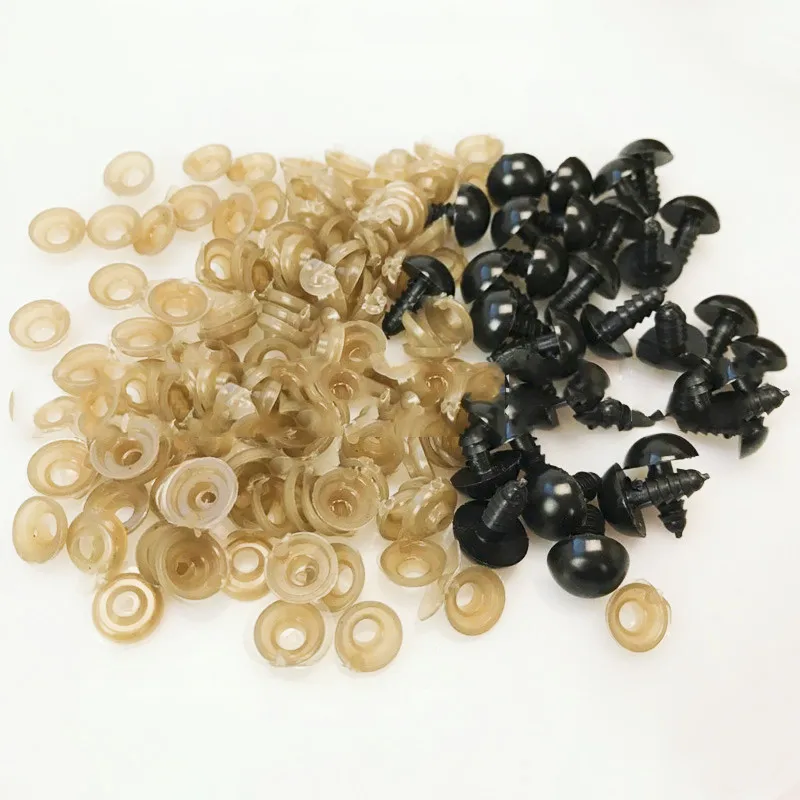 Eyeball Doll Accessories Plastic Safety Eyes 5/6/7/8/9/10/12/14/16/18/20/22/24mm 50pcs For Toys DIY