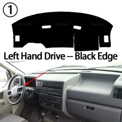Volkswagen Van Dashboard Cover Mat - Premium Dash Protector and Sun Shade (Left Hand Black)