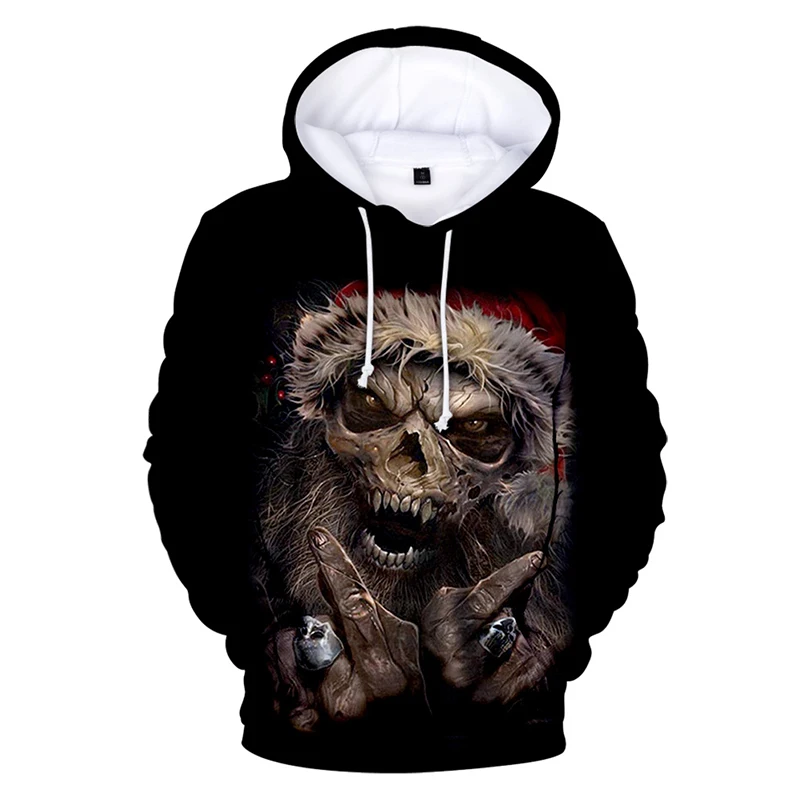 

Худи мужское/женское с длинным рукавом, Модный пуловер с 3D-принтом черепа и пива, милый свитер в стиле Харадзюку, худи на Хэллоуин, Y2K