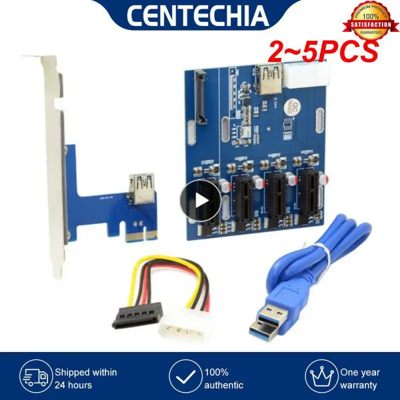 

PCIe к PCI Express 1to 4 слот Райзер мини 1X к адаптеру внешнего воздействия-e усилитель порта карты для майнера BTC Расширенный комплект