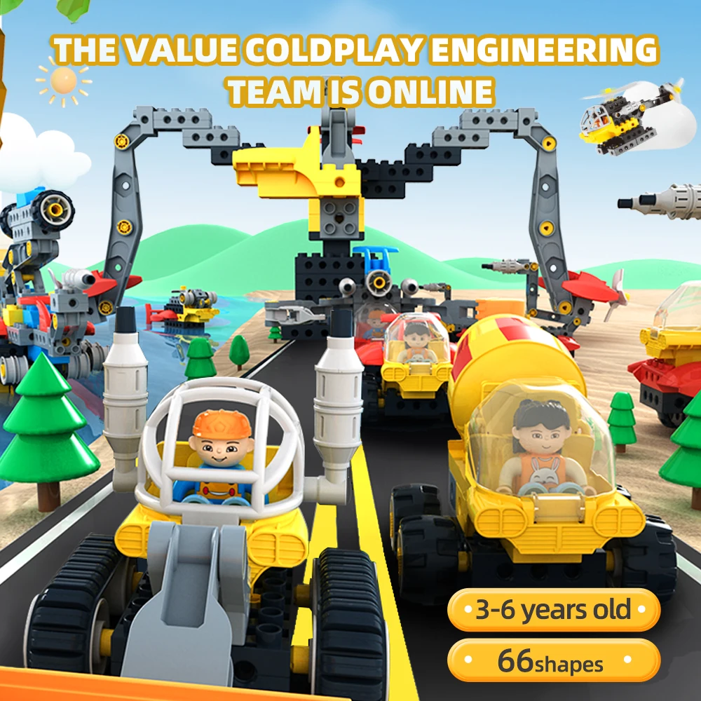 Hot Helicopters/Robots/Spiders/City Construction Engineering Vehicle Model Building Blocks Engineering Truck Toys For Kids Gifts