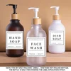 24 PCS Bathroom Labels Sticker Lotion Label Sticker Waterproof Shampoo Conditioner Body Wash Shower Soap Dispenser Labels 3