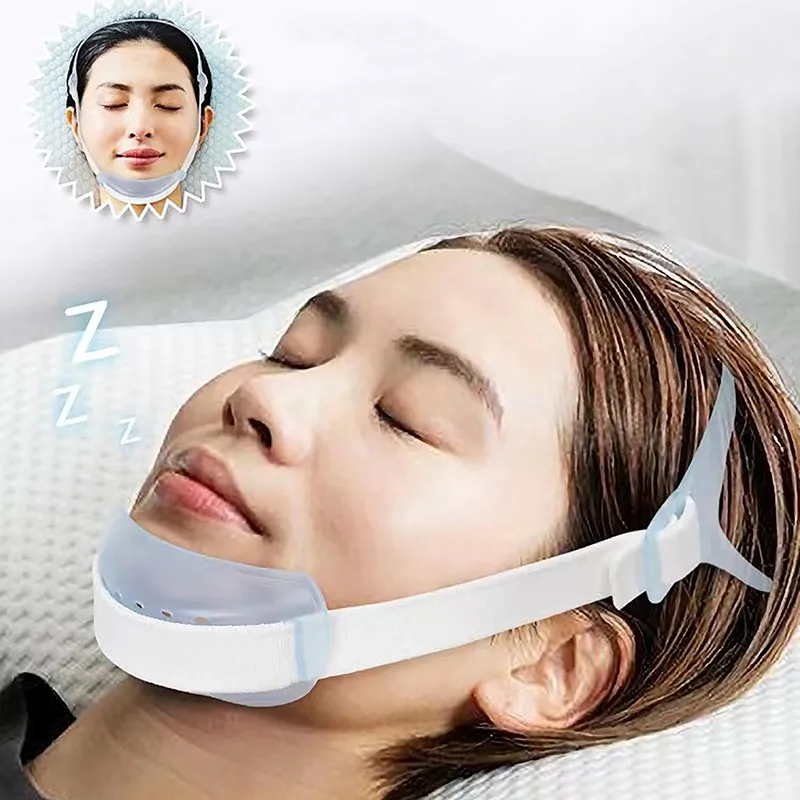 

Anti Snore ремешок для подбородка нейлоновый эластичный дышащий пояс для подбородка против храпа ремешок для дыхания во рту апноэ улучшает уход за сном