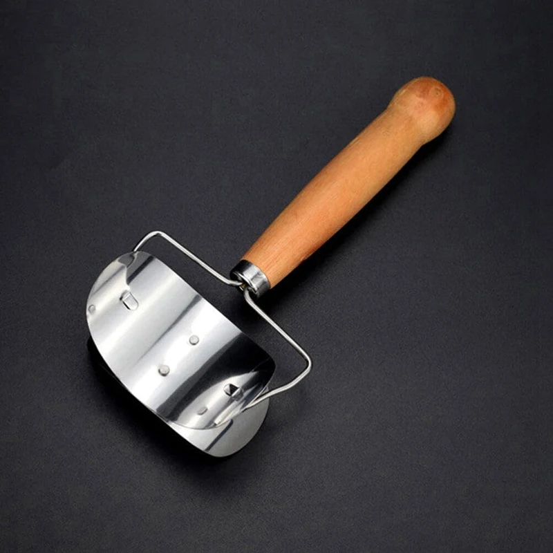 New Stainless Steel Dumpling Wrappers Skin Dough Cutter Circle Roller Ravioli Dumpling Maker Cutter Pastry Cutting Tool baking tool,dough cutter,baking accessories,dumpling maker,pasta maker