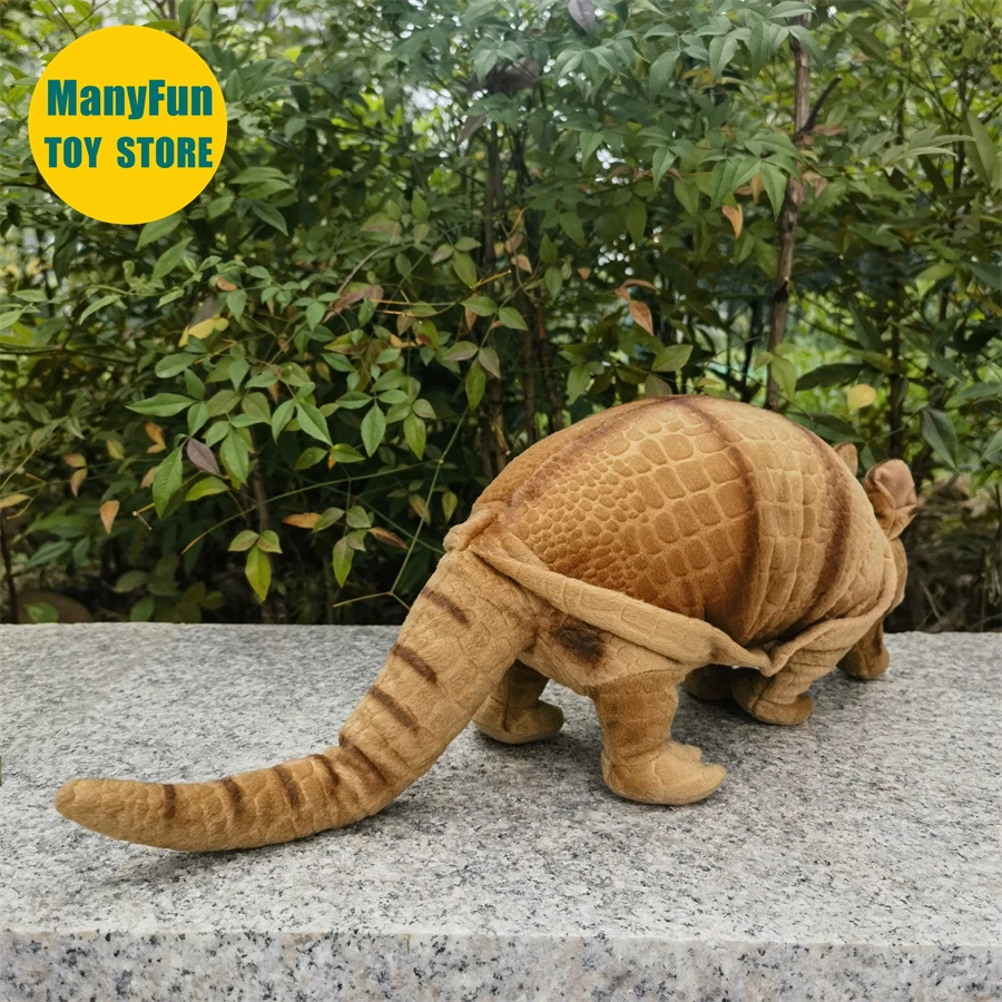 Realistic Armadillo High Fidelity Pangolin Plushie Tatouay Plush Toys Lifelike Animals Simulation Stuffed Doll Kawai Toy Gifts 3
