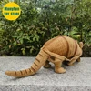 Realistic Armadillo High Fidelity Pangolin Plushie Tatouay Plush Toys Lifelike Animals Simulation Stuffed Doll Kawai Toy Gifts 3