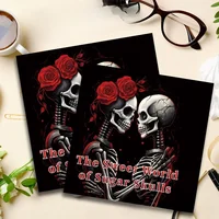 A Bold and Simple Decompression Creative Adult-sugar Skull Sweet World Coloring Book Featuring Rose Skulls 1