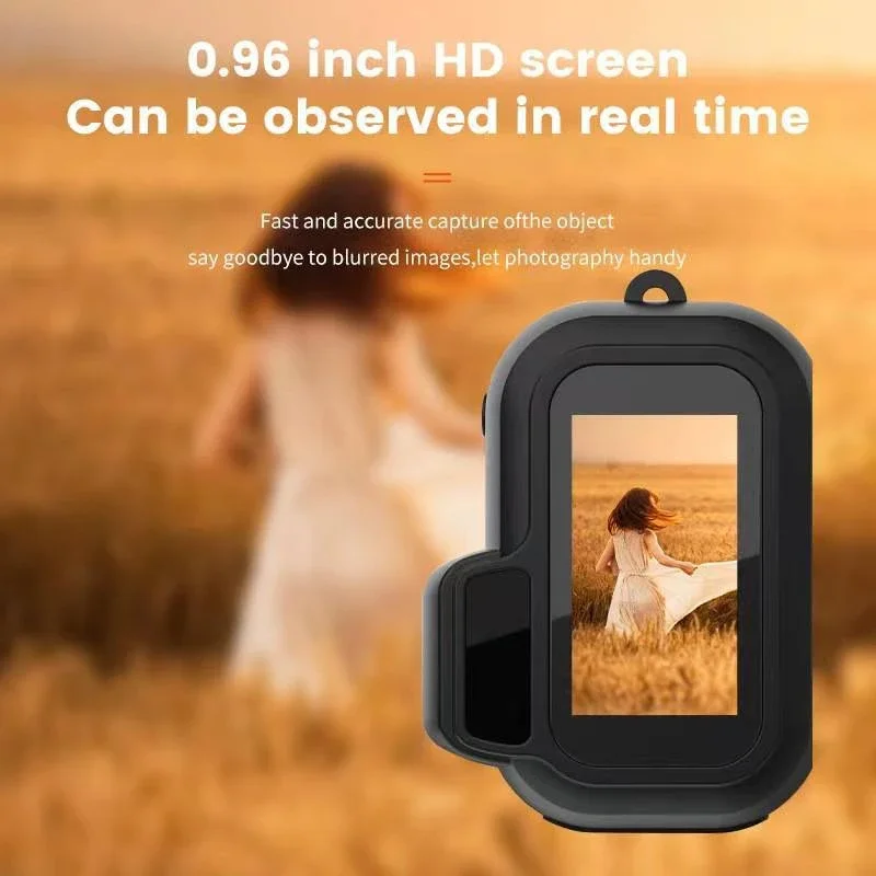 Shiyamcine Digital Camera 1080p HD Video Camera with 0.96 Inches Screen For Travel Gifts Children Video Recorder Support TF Card
