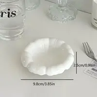 【Nice】Ketchup Ceramic Sauce Bowl, White Seasoning Dish, Mini Honey Vinegar Dish, Gravy Dipping Bowl, Jewelry Display 6