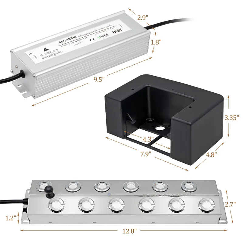 2/4/6/8/10/12 testa ad ultrasuoni Mist Maker Fogger umidificatore d'aria in acciaio inox giardino/Rockery/piscina nebulizzatore generatore 220V