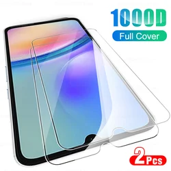 Premium 2PCS Tempered Glass Phone Screen Protector and Protective Film Cover - Samsung A15 4G (2PCS)