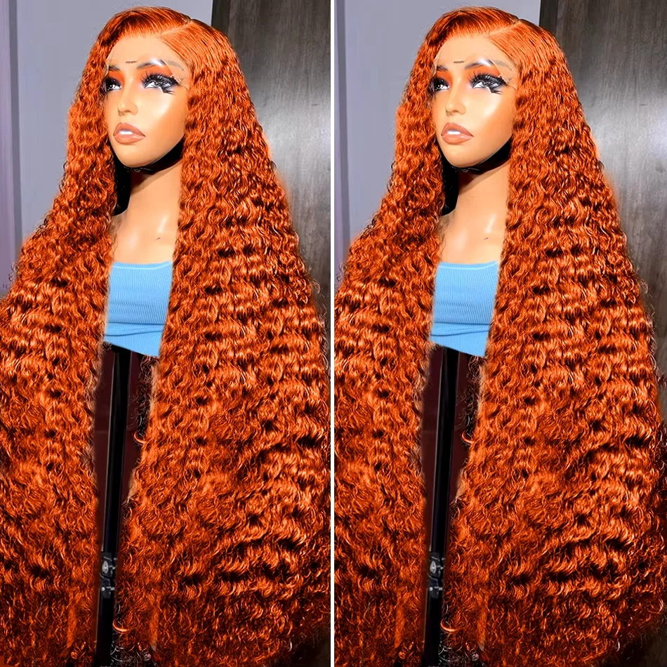 Lace front wigs Human hair wig 250 Density Brazilian Curly 30 40 Inch 13x6 Hd Lace Front Wigs Loose Deep Wave Preplucked Lace Frontal for Woman