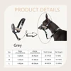 Soft Dog Head Collar Patented Padded No Pull Head Halter Training Nose Leash with Safety Link for Medium Large Dogs Adjustable 2